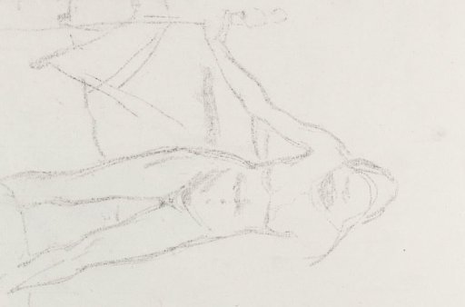 Rubbing of the chalk drawing on page 9