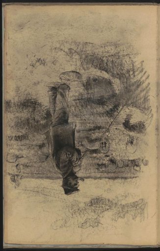 Shepherd leaning on his staff