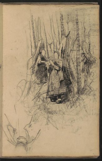 Young Women with a Bundle of Twigs