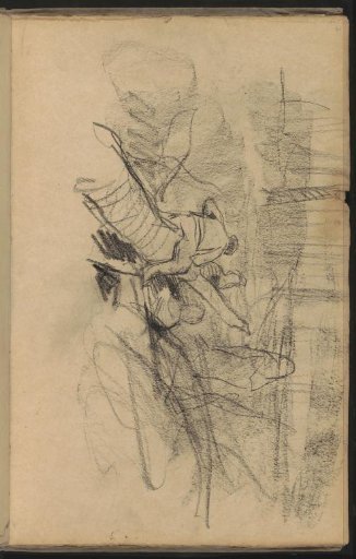 Figures on and Around a Tree Trunk