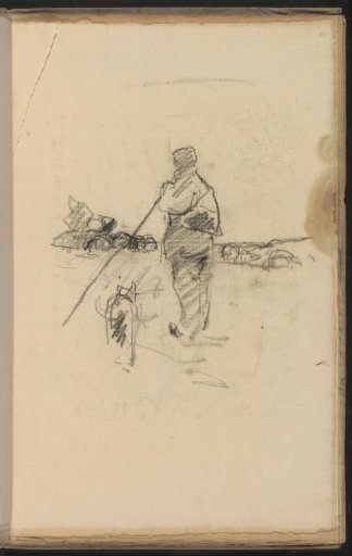Shepherd with His Dog