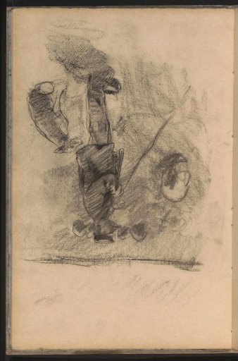 Shepherd leaning on his staff