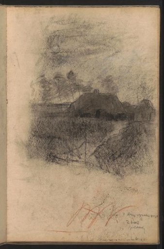 Landscape with a farmhouse
