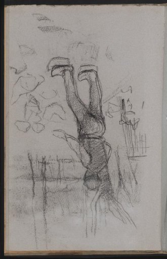 Peasant in a landscape