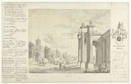 Italianate landscape with Roman ruins