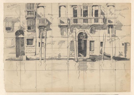 Houses on the water in Venice