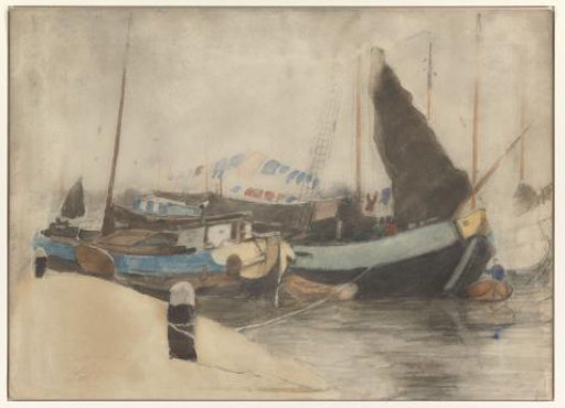 Moored Barges