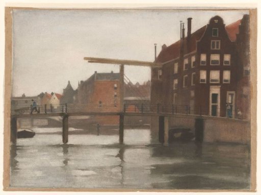 Bridge between the islands Rapenburg and Uilenburg in Amsterdam