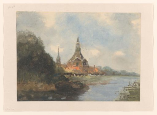 View of the Church of Leidschendam