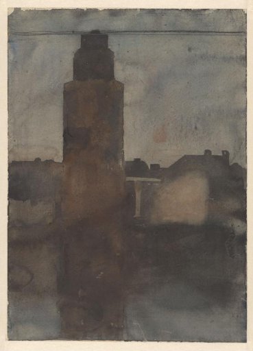 Foot of the Montelbaan Tower, by Evening
