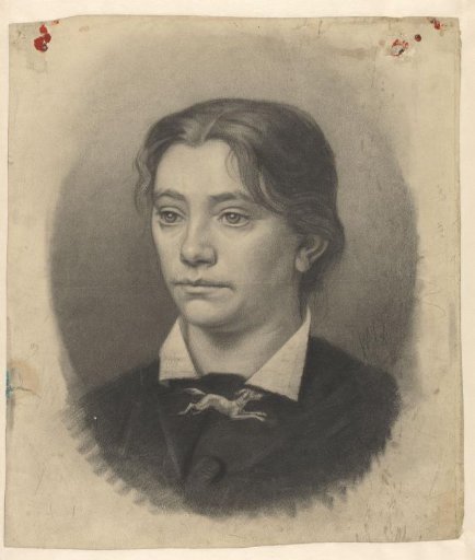 Portrait of a young, unknown woman