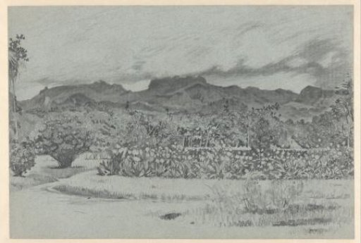 Landscape in the Dutch East Indies
