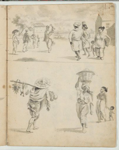 Street with figures
