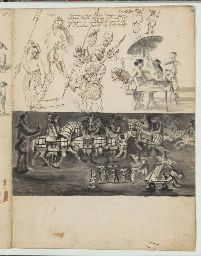 Ambonese, a Makassarese, and a procession of horses
