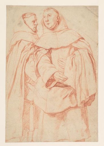 Two Standing Monks