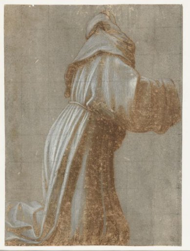 Study of a monk's habit