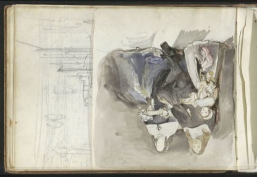 Portrait of a seated married couple with a child, presumably a copy after a seventeenth-century painting