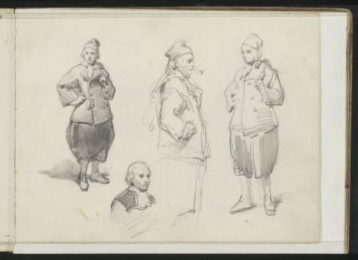 Men in historical costume