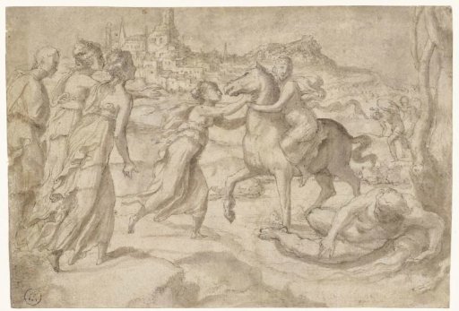 Flight of Cloelia from the camp of Porsenna
