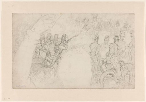 Study for The Battle of Waterloo