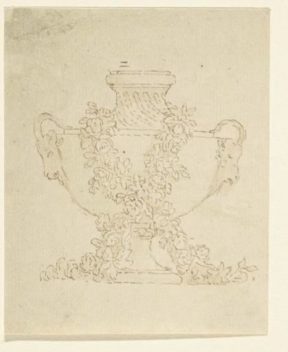 Vase with Garland and Goat Heads