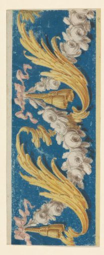Leaf scrolls and garlands
