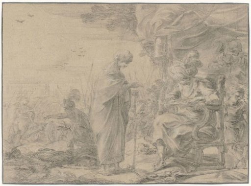 Abradatas receiving a letter from Panthea