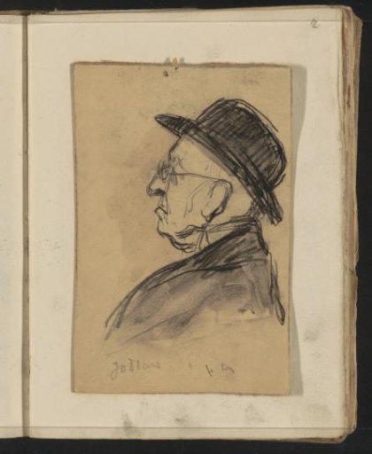 Portrait of a man with a hat, named Jodocus