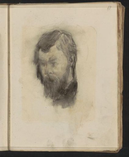 Male portrait, possibly the artist Jan Toorop