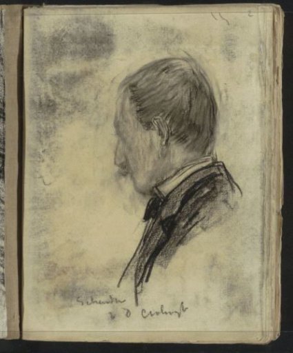Portrait of the artist Jan Schreuder van de Coolwijk