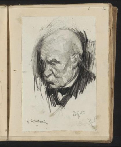 Portrait of the artist Adolf van Dijk