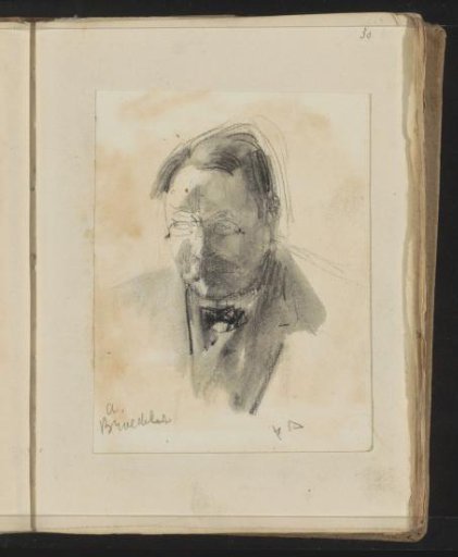 Portrait of the artist André Broedelet