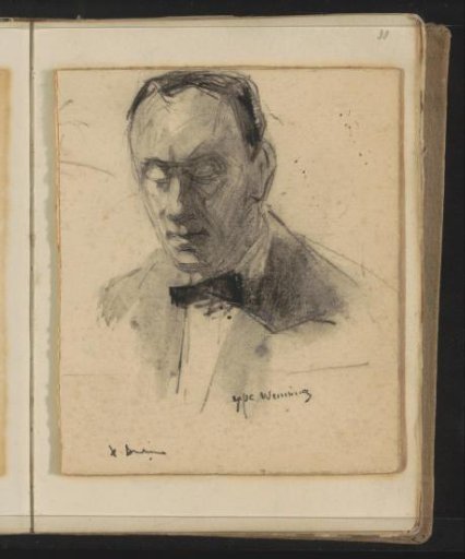 Portrait of the artist Ype Wenning