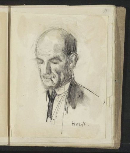 Portrait of a Smoking Man, Named Horst