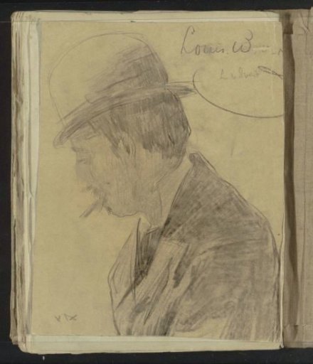 Portrait of the artist Louis van Soest