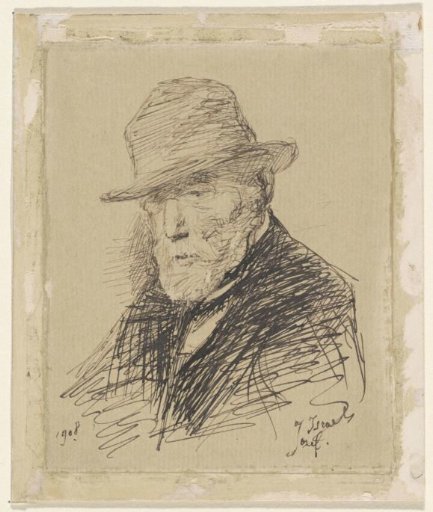 Self-portrait of Jozef Israëls