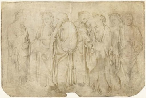 Christ and Six Apostles