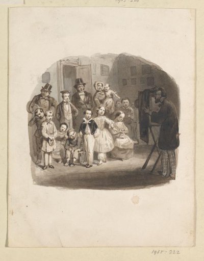 Family posing for a group photograph