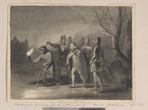 Duke Arnold of Guelders kidnapped by his son Adolf