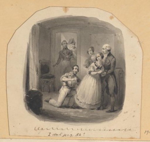 Stowaway pleading for mercy in a cabin