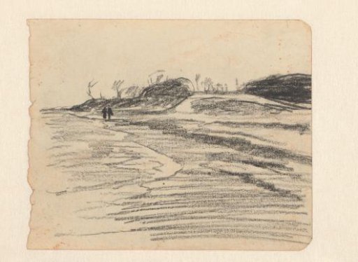Landscape with a dike