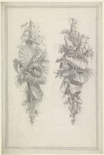 Trophies with agricultural objects