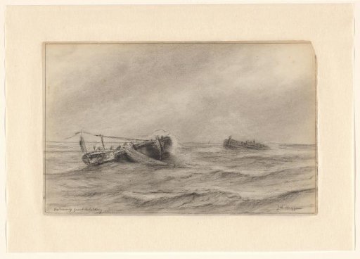 Fishing Ships at Sea