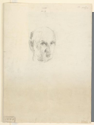Unfinished self-portrait