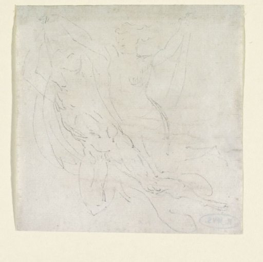 Woman and satyr