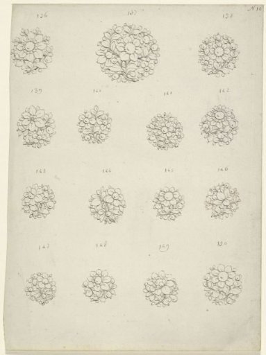 Round brooches