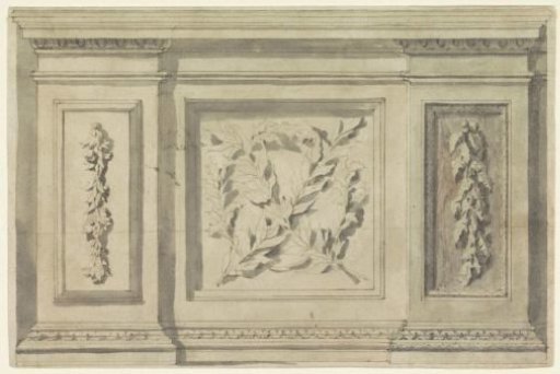 Pedestal with Leaf Motifs