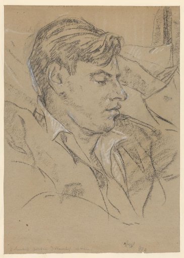Portrait of the poet Jan Jacob Slauerhoff
