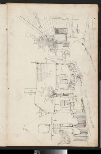 Street with figures at Spakenburg