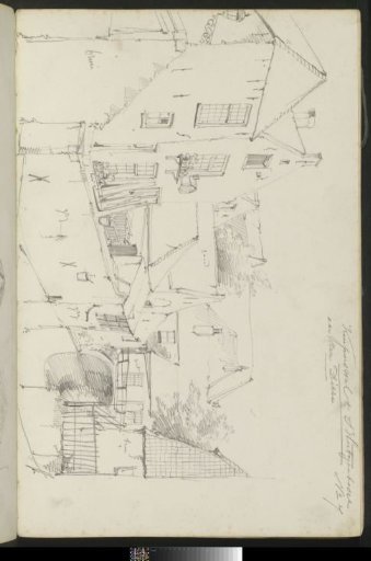 Houses along the Kuipertjeswal on the Binnendieze in 's-Hertogenbosch